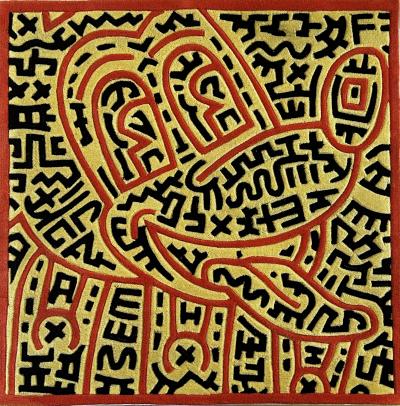Keith HARING (after) - Untitled 3 (Editions Studio) - Tapis 2