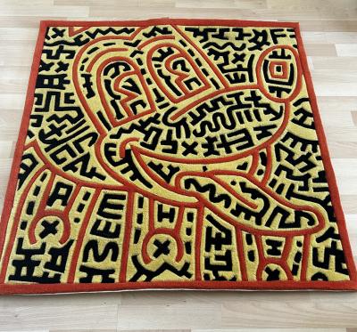 Keith HARING (after) - Untitled 3 (Editions Studio) - Tapis 2