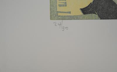 Rodrigo BARRIENTOS, La Poupée, 1992 - Gravure sur bois originale Signée 2