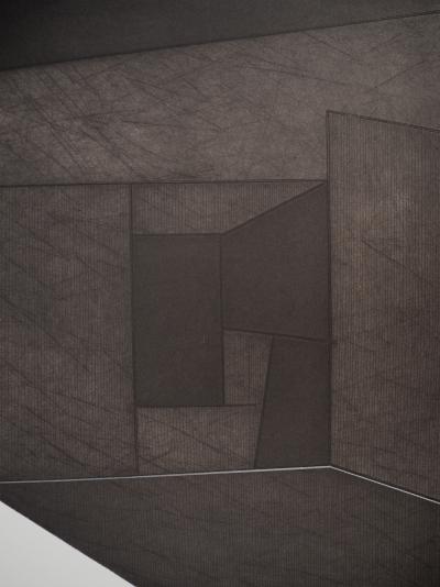 Martin MULLER-REINHART, Composition géométrique, 1998 - Gravure sur cuivre originale Signée 2