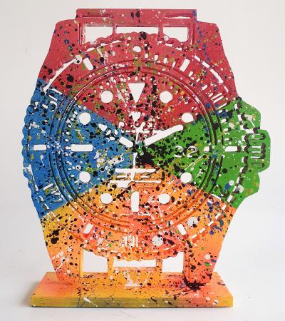 SPACO - Submariner Rolex, 2024 - Sculpture pop street art 2