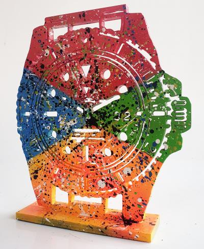 SPACO - Submariner Rolex, 2024 - Sculpture pop street art 2