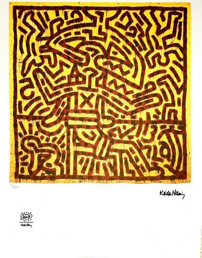 Keith Haring (Afterwards) - Sans titre - Sérigraphie Edt limitée 2