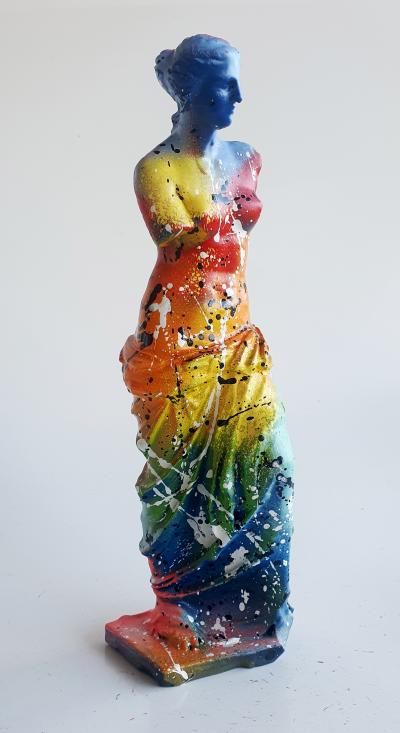 SPACO - Vénus de Milo, 2024- Sculpture pop street art 2