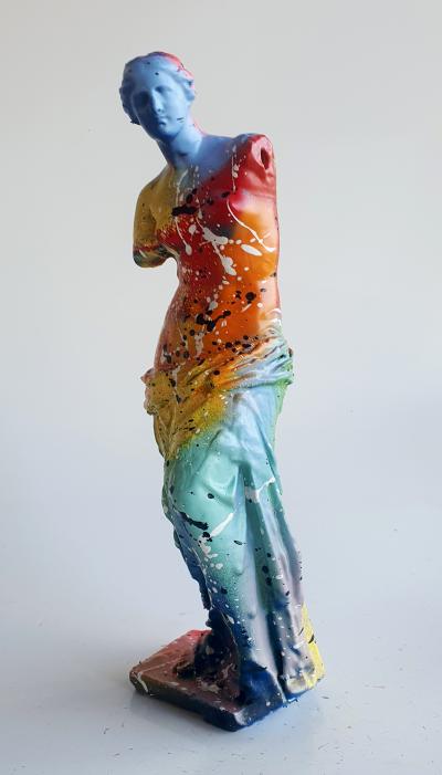 SPACO - Vénus de Milo, 2024- Sculpture pop street art 2