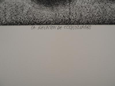 Jacques RAMONDOT (1928-1999), La réunion de coquillages - Gravure sur cuivre originale Signée 2