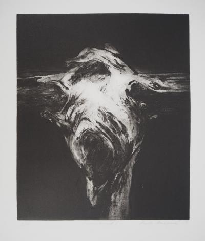 Stanislav MARIJANOVIC, Pressentiment I, 1989 - Gravure sur cuivre originale Signée 2