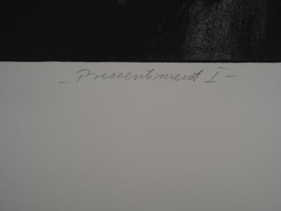 Stanislav MARIJANOVIC, Pressentiment I, 1989 - Gravure sur cuivre originale Signée 2