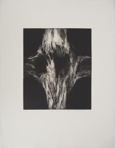 Stanislav MARIJANOVIC, Ma croix, 1989 - Gravure sur cuivre originale Signée 2