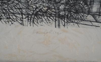 Jean CARZOU, La colline, 1983 - Lithographie originale Signée 2
