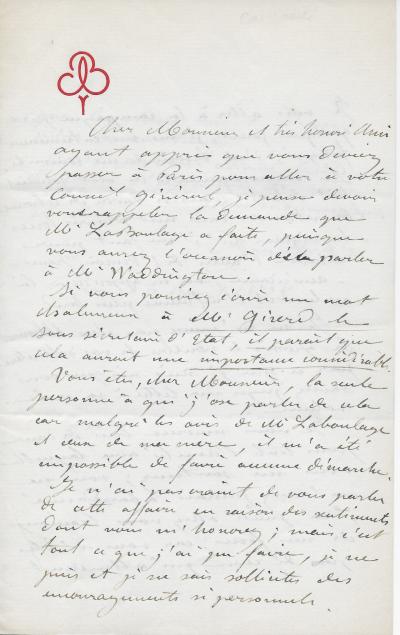 Auguste BARTHOLDI - Lettre autographe signée - La Statue de la Liberté 2