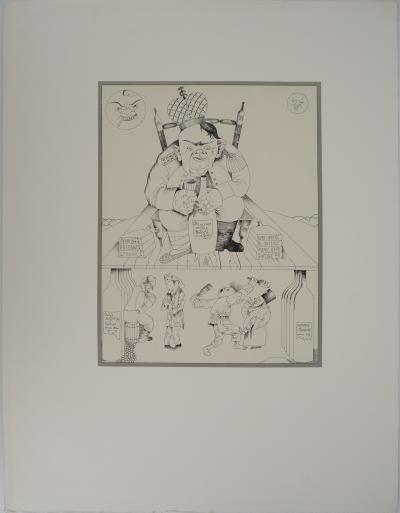 Mikhail CHEMIAKIN (1943), L’ivresse du pouvoir, vers 1980 - Lithographie originale 2