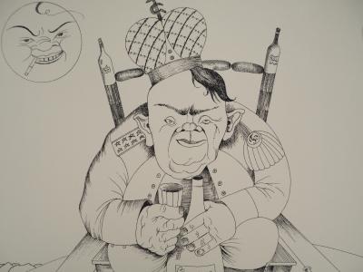 Mikhail CHEMIAKIN (1943), L’ivresse du pouvoir, vers 1980 - Lithographie originale 2