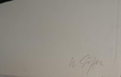 Wolfgang GÄFGEN (1936), Manteau, 1975 - Gravure originale à l'aquatinte Signée 2