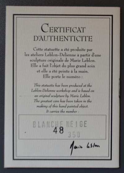 Leblon Delienne - Blanche-Neige, Disney, 1998 - Résine 2