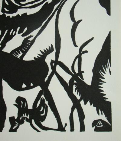 Vassily KANDINSKY - Garten der Liebe, 1959 - Gravure sur bois originale 2