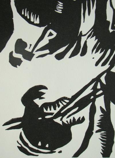 Vassily KANDINSKY - Garten der Liebe, 1959 - Gravure sur bois originale 2