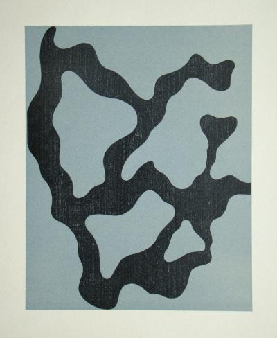 Jean ARP - Relief II., 1954 - Gravure sur bois originale 2
