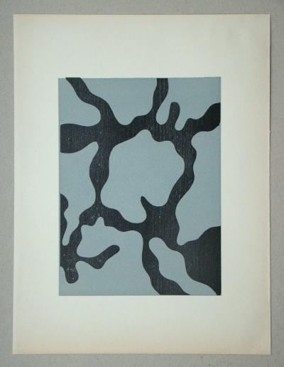 Jean ARP - Relief I., 1954 - Gravure sur bois originale 2