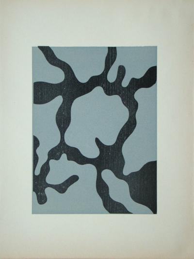 Jean ARP - Relief I., 1954 - Gravure sur bois originale 2