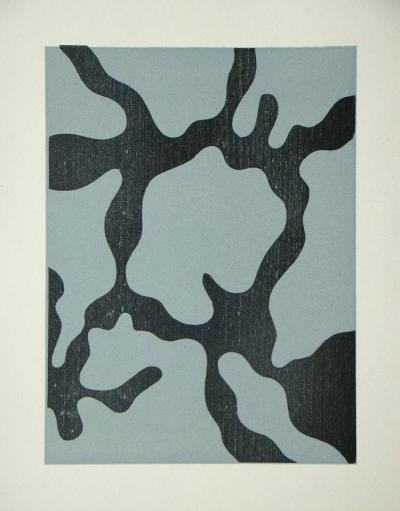 Jean ARP - Relief I., 1954 - Gravure sur bois originale 2
