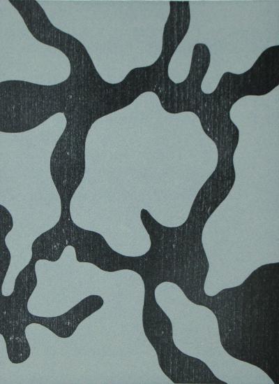 Jean ARP - Relief I., 1954 - Gravure sur bois originale 2