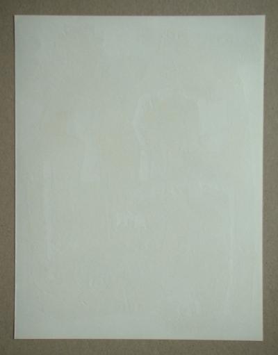 Raoul UBAC - Composition, 1958 - Gravure originale sur ardoise 2