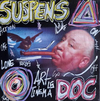 SPACO  - Doc Hitchcock  , 2024  - Tableau pop street art 2