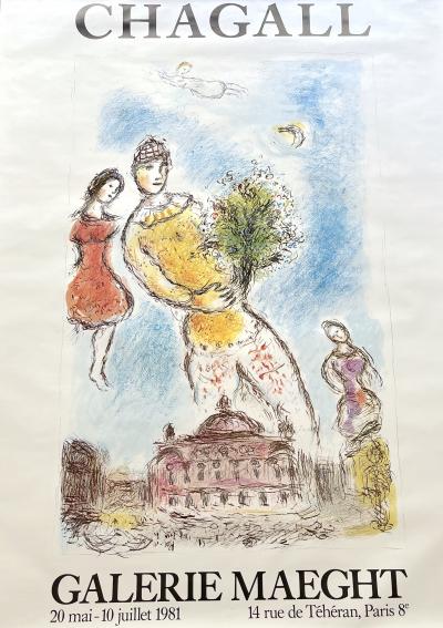 Marc Chagall - Opéra de Paris - Affiche, Maeght 2