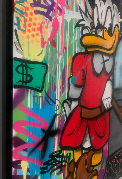 Fat - Picsou Banksy Picasso - Acrylique 2