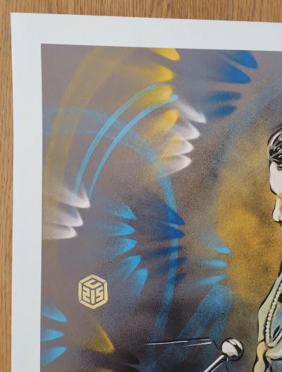 C215 Simone au perchoir -  Impression digitale signée 2