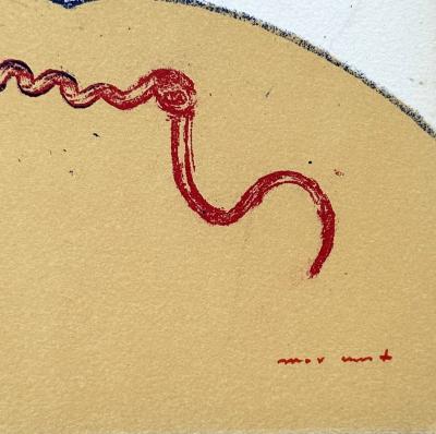 Max Ernst - Paysage surréaliste, 1973 - Lithographie originale signée dans la planche 2