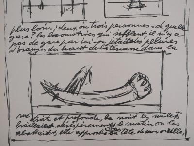 Alberto GIACOMETTI : Objets mobiles et muets, Lithographie originale 2