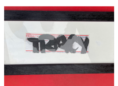 Tracy 168 - Tag on 3 usps stickers - Framed stickers 2