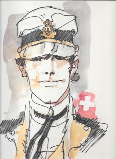 Hugo Pratt - Corto en Suisse - Portfolio de 25 Lithographies, signées 2