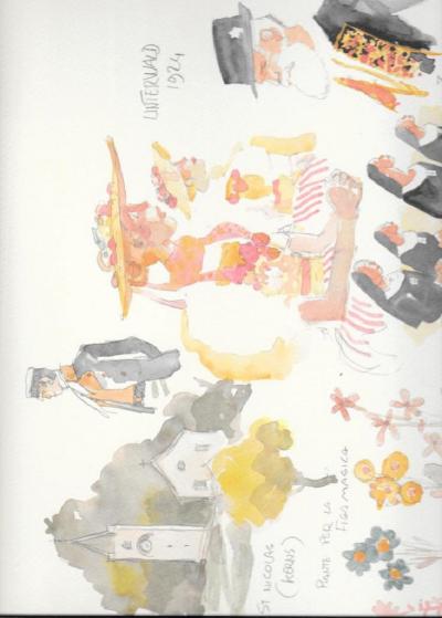 Hugo Pratt - Corto en Suisse - Portfolio de 25 Lithographies, signées 2