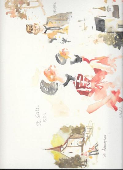 Hugo Pratt - Corto en Suisse - Portfolio de 25 Lithographies, signées 2