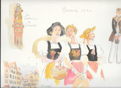 Hugo Pratt - Corto en Suisse - Portfolio de 25 Lithographies, signées 2