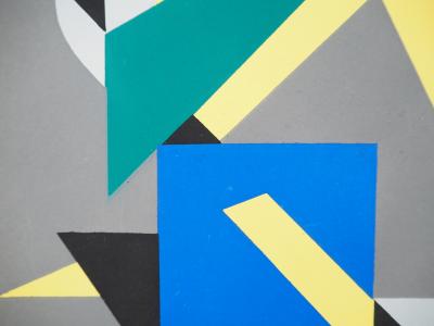 André BLOC : Abstraction géométrique, Lithographie et pochoir 2