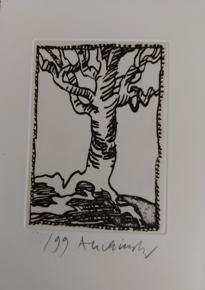 Pierre Alechinsky - Arbre - Gravure originale, signée au crayon 2