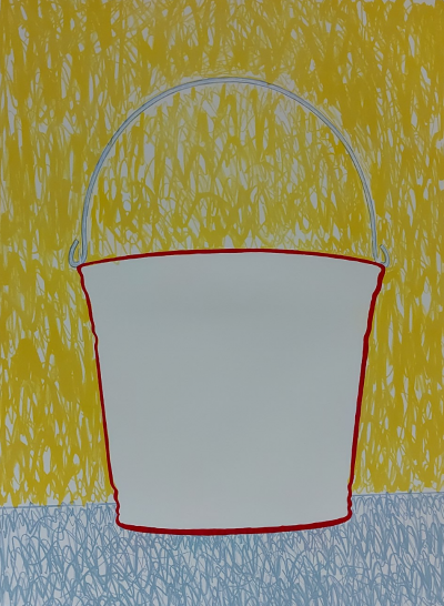 Rosenquist James  A Pale Angels Halo (‘1973 )  Sérigraphie couleurs sur vélin.   Signée et datée en bas à droite 2