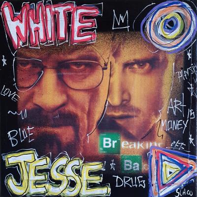 SPACO  - Breaking Bad , 2024  - Tableau pop street art 2