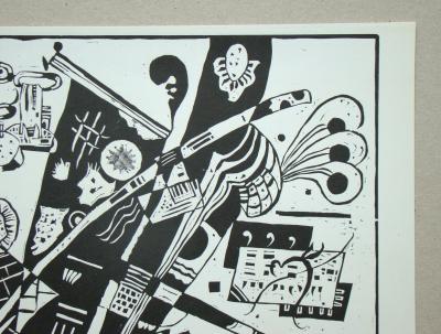 Vassily KANDINSKY - Composition 1935 - Original woodcut monogrammed 2