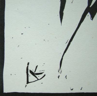 Vassily KANDINSKY - Composition 1935 - Original woodcut monogrammed 2