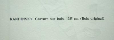 Vassily KANDINSKY - Composition 1935 - Original woodcut monogrammed 2