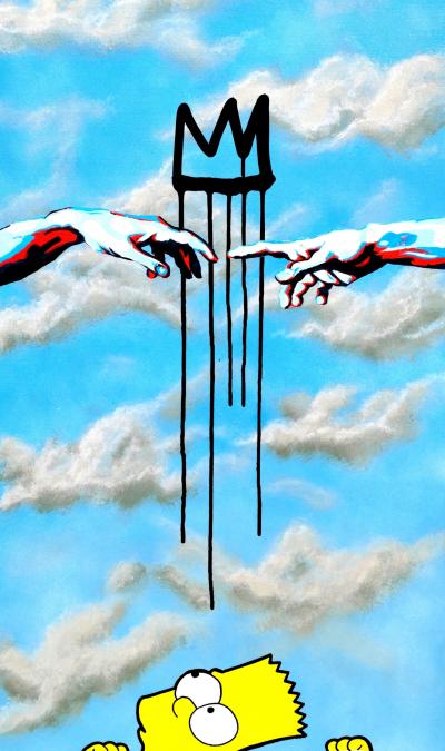 DENZA - Up in the sky, 2019 - Panneau aluminium Dibond signé et numéroté 2