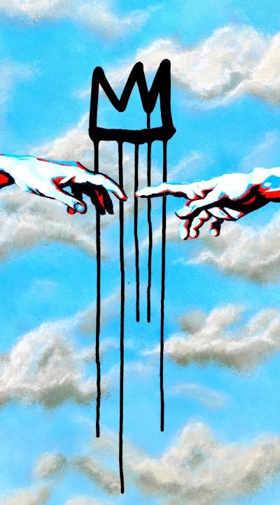 DENZA - Up in the sky, 2019 - Panneau aluminium Dibond signé et numéroté 2