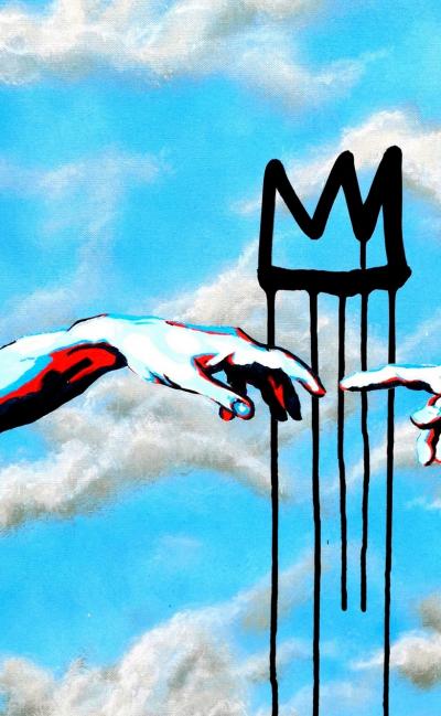 DENZA - Up in the sky, 2019 - Panneau aluminium Dibond signé et numéroté 2
