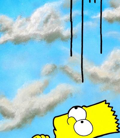 DENZA - Up in the sky, 2019 - Panneau aluminium Dibond signé et numéroté 2