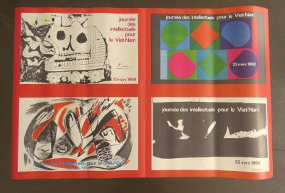 Soulages - Picasso - Vasarely - Masson - Journée des intellectuels pour le Viet-Nam - 1968 2